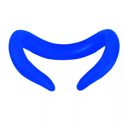 Silicone VR headset mask replacement in black, white, blue, and red