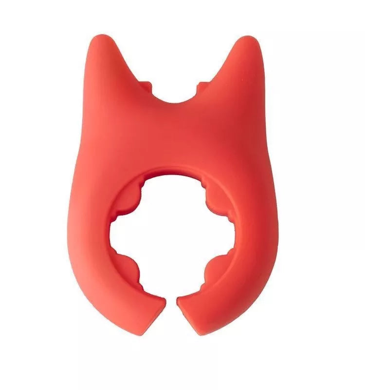 Multifunctional silicone spatula holder with anti-overflow design for kitchen utensils