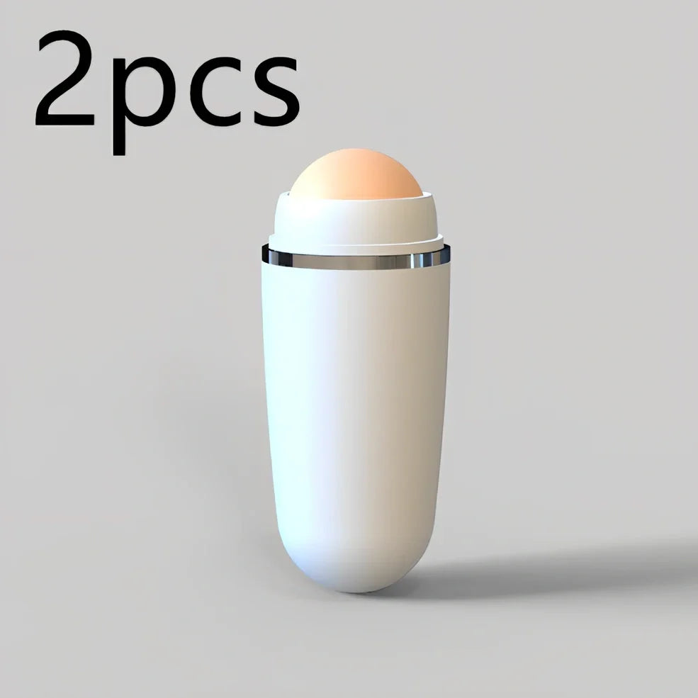 Portable volcanic stone oil absorbing ball measuring 3×8×2cm in white, black, and pink colour options