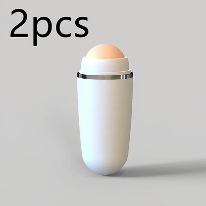 Portable volcanic stone oil absorbing ball measuring 3×8×2cm in white, black, and pink colour options