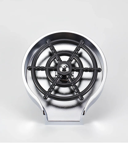 Automatic cup washer with high-pressure spray system for bar counters in black finish