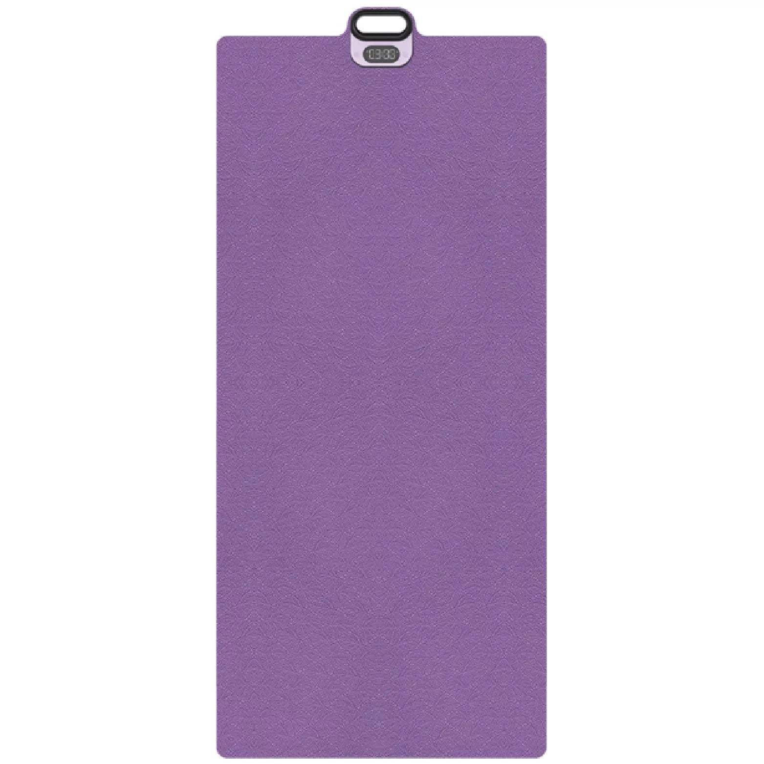 Vancely Yoga Mat with Integrated Phone Holder in Grey and Purple