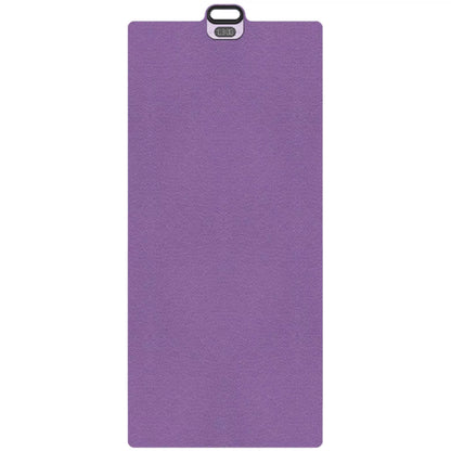 Vancely Yoga Mat with Integrated Phone Holder in Grey and Purple