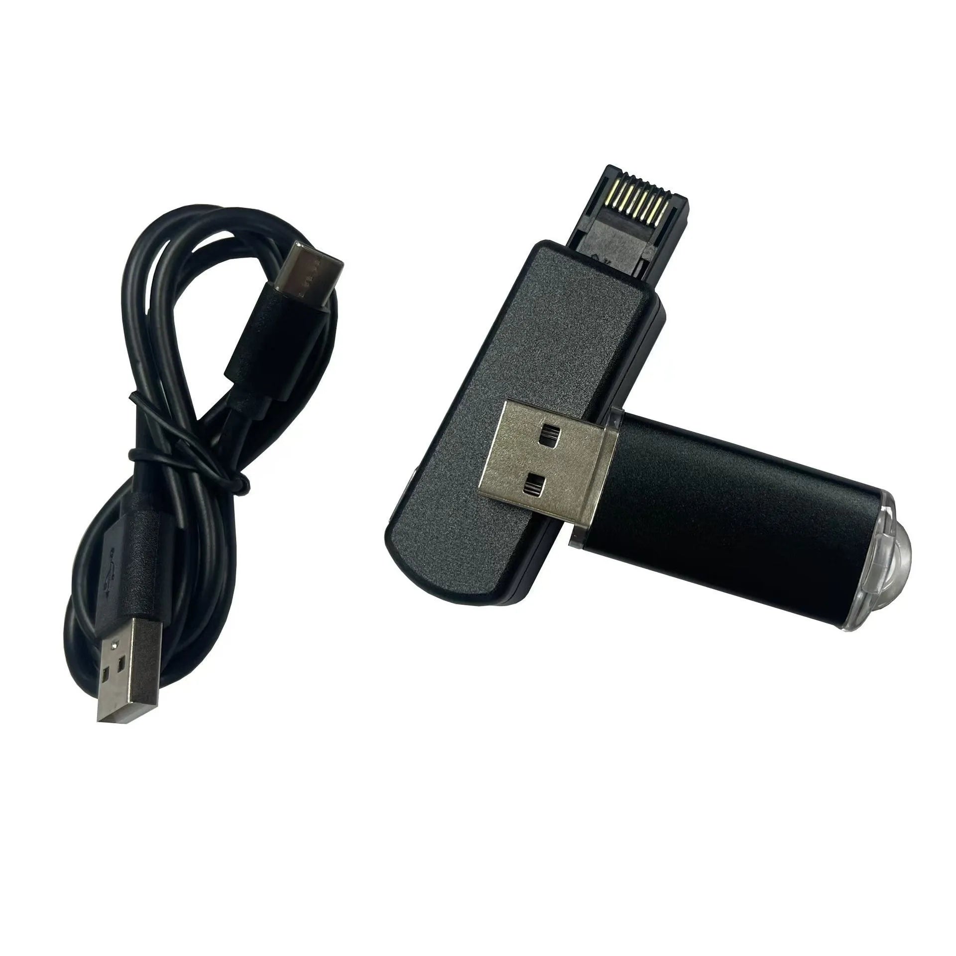 Black aluminium alloy PS5 USB host tool with Ethernet port for system version switching