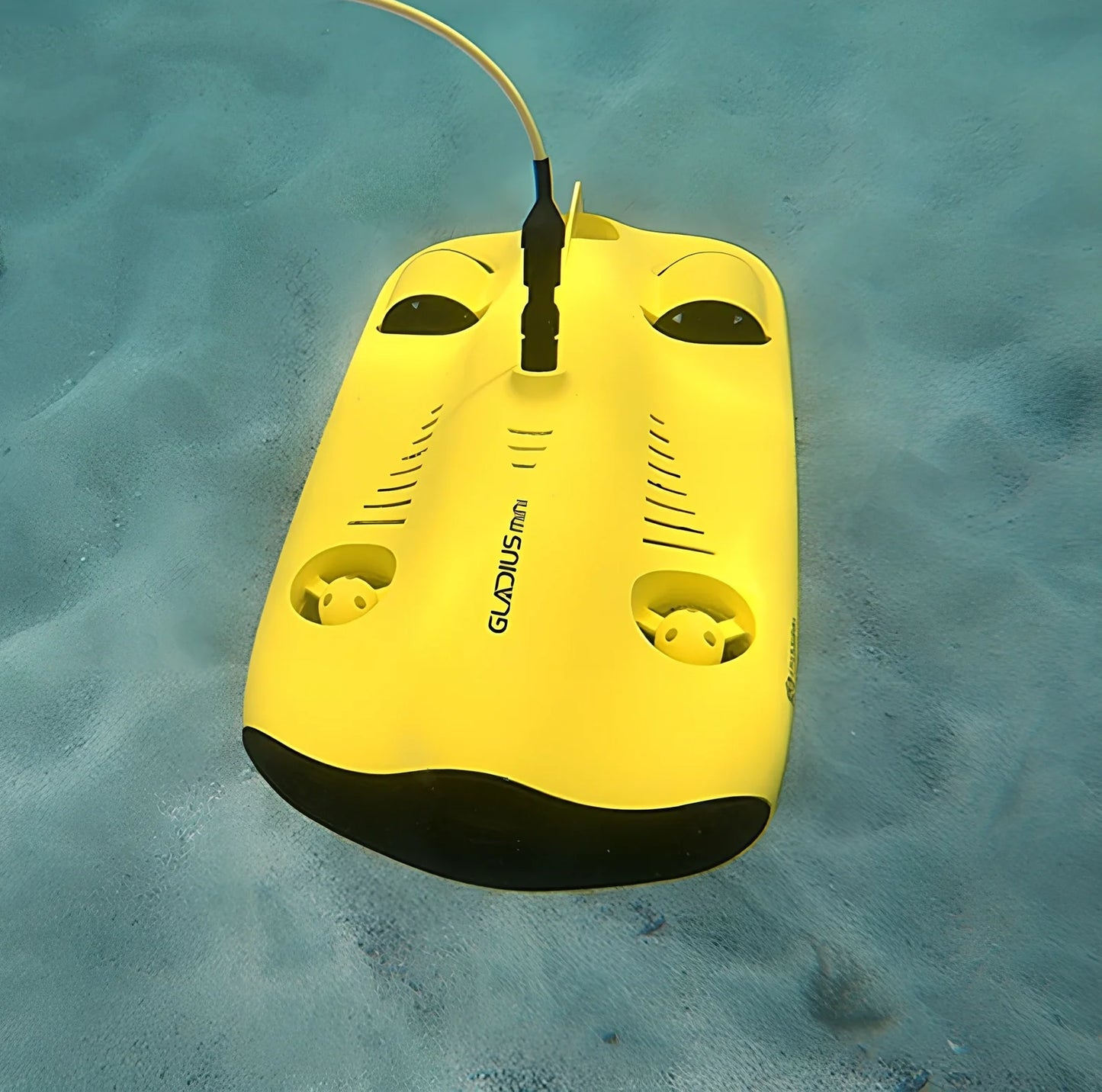 Underwater unmanned submarine equipment with remote control and 100m cable for deep water operations