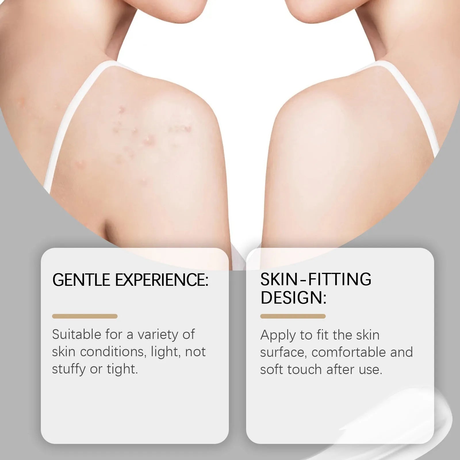 75g container of skin repair cream for neck treatment with bifidobacterium and mint extracts