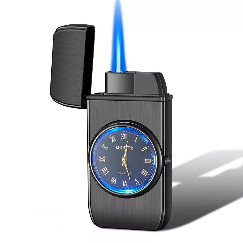 Windproof Torch Lighter Watch with light feature in various finishes