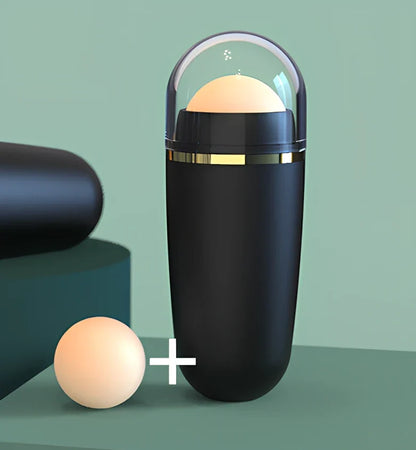 Portable volcanic stone oil absorbing ball measuring 3×8×2cm in white, black, and pink colour options