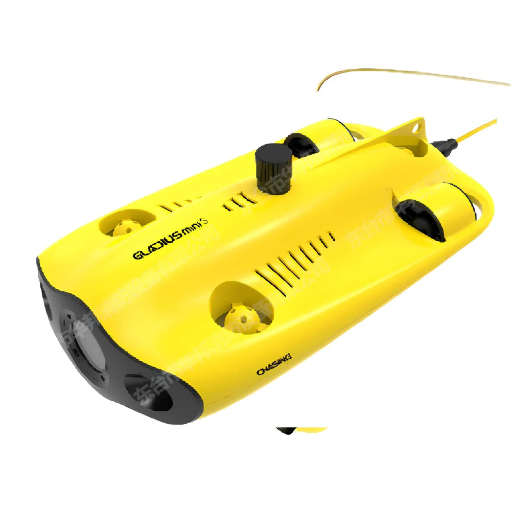 Underwater unmanned submarine equipment with remote control and 100m cable for deep water operations