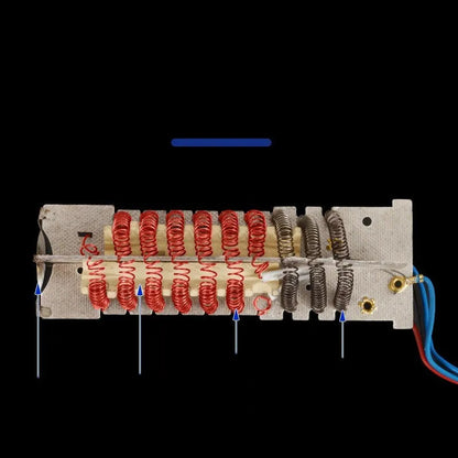 2000W hot air tool with grid air outlet design and anti-slip thermal insulation shell for industrial heating applications