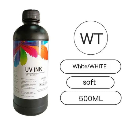 500ml bottle of Epson UV ink for XP600 and TX800 printers in eight colours