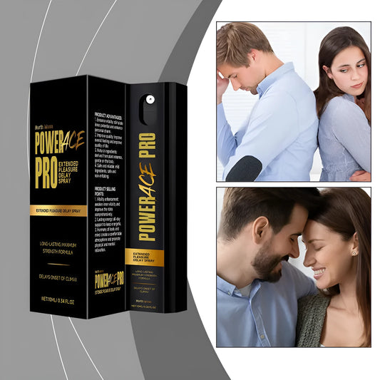 Men's 10ml body moisturising spray bottle with spray nozzle, 2.6cm wide and 9.3cm tall.