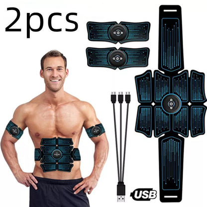 Rechargeable Home Fitness Belt Abdominal Patch with EMS technology for muscle training
