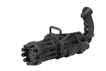 Gatling Bubble Gun Machine for kids with automatic electric bubble blowing and music features