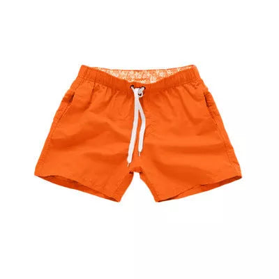 Men's summer surf shorts in various colors, made from 100% polyester for quick drying and durability