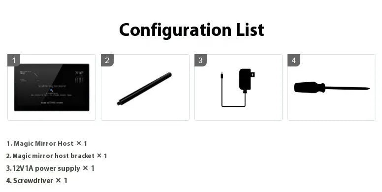 13.3-inch integrated computer voice assistant touch display with ABS housing and 12V power input