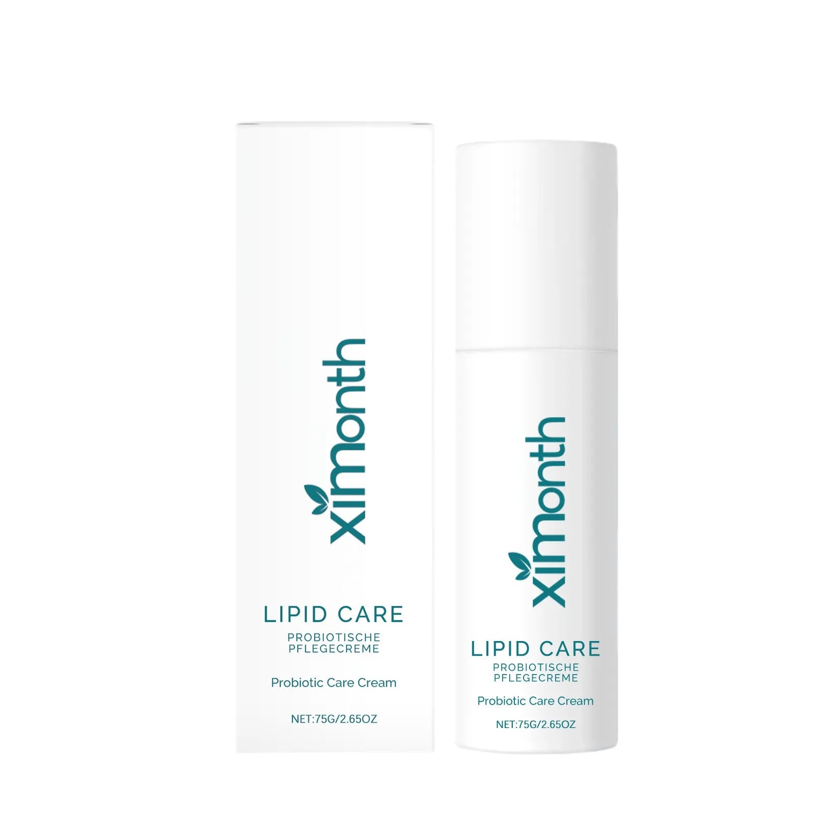 75g container of skin repair cream for neck treatment with bifidobacterium and mint extracts