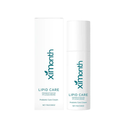 75g container of skin repair cream for neck treatment with bifidobacterium and mint extracts