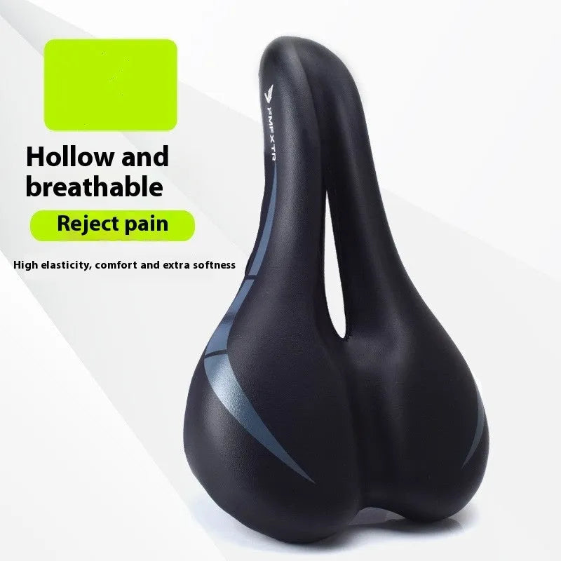 Bike saddle with hollow cushion, 270mm by 180mm dimensions, in 3147 colour