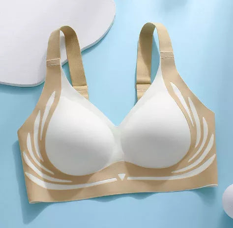 Anti-sagging Running Shock-proof Sports Fixed Cup Bra in various colors and sizes