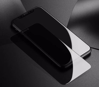 Tempered glass screen protector for iPhone with peep-proof privacy feature