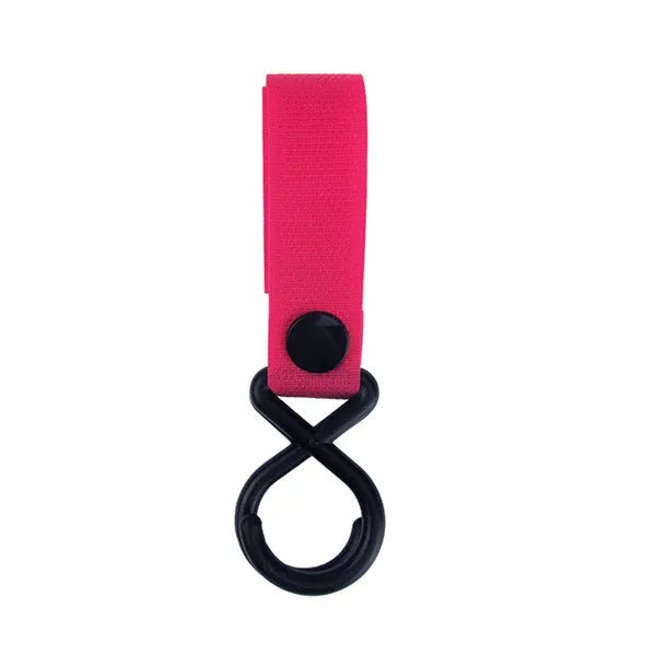Nylon luggage velcro hook showing velcro closure and available in 18 different colours for bag identification