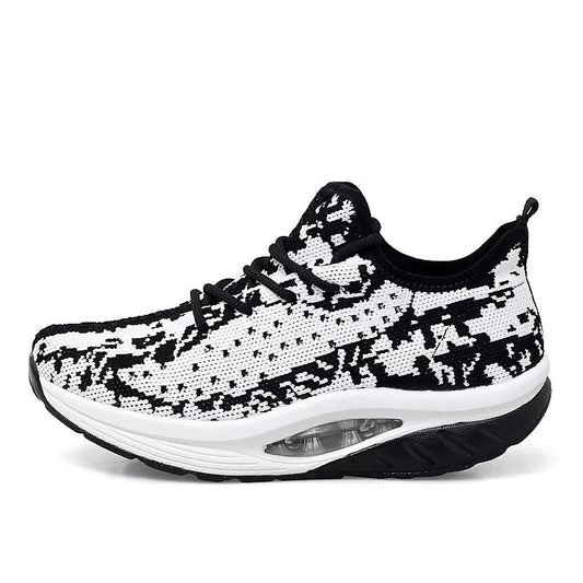 Women's breathable mesh sneakers with air cushion technology in various colors