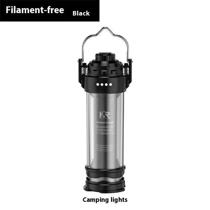 RHX tactical camping lantern ambience light in black, red, khaki, or white with three-piece set options