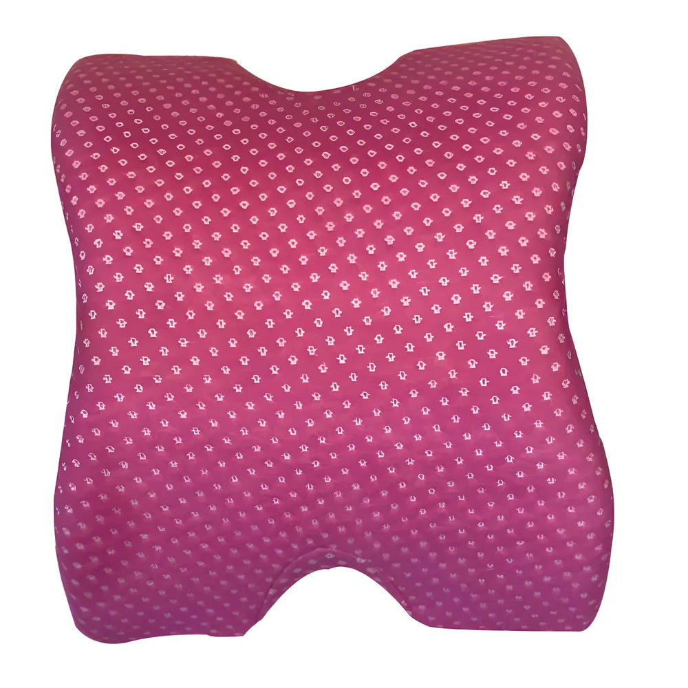 Portable Tencel arch pillow with 35×30×13cm dimensions for cervical support during massage