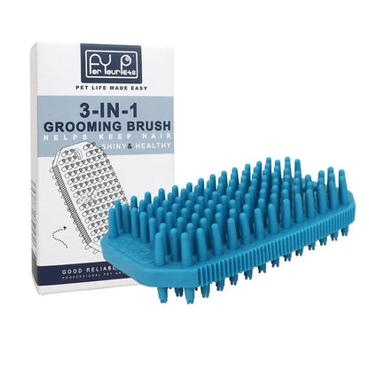 Pet bath massage comb for dogs, TPR, 7x2.9x12.1cm, wet and dry hair removal brush