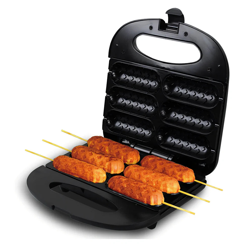 Black sausage machine with automatic temperature control dial and 750W motor for home meat processing