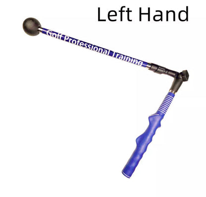 Action Corrector Golf Swing Auxiliary Practice Appliance in black and blue