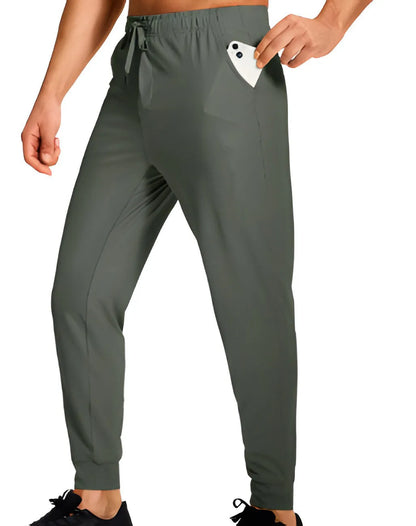 Men's loose fit casual trousers in solid colour, available in sizes XS to 4XL for leisure wear