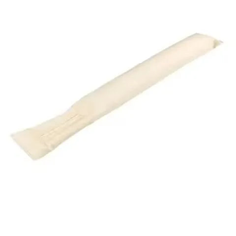 PU leather car seat gap strip in black colour showing adhesive backing and flexible construction