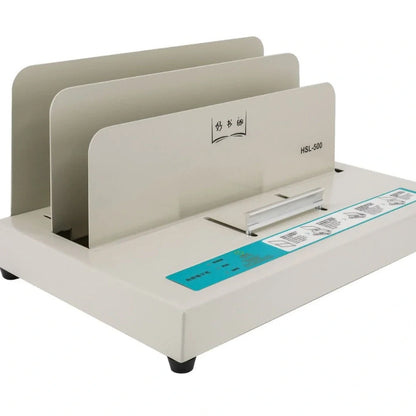 Office automatic hot melt binding machine for A4 documents with 500 sheet capacity
