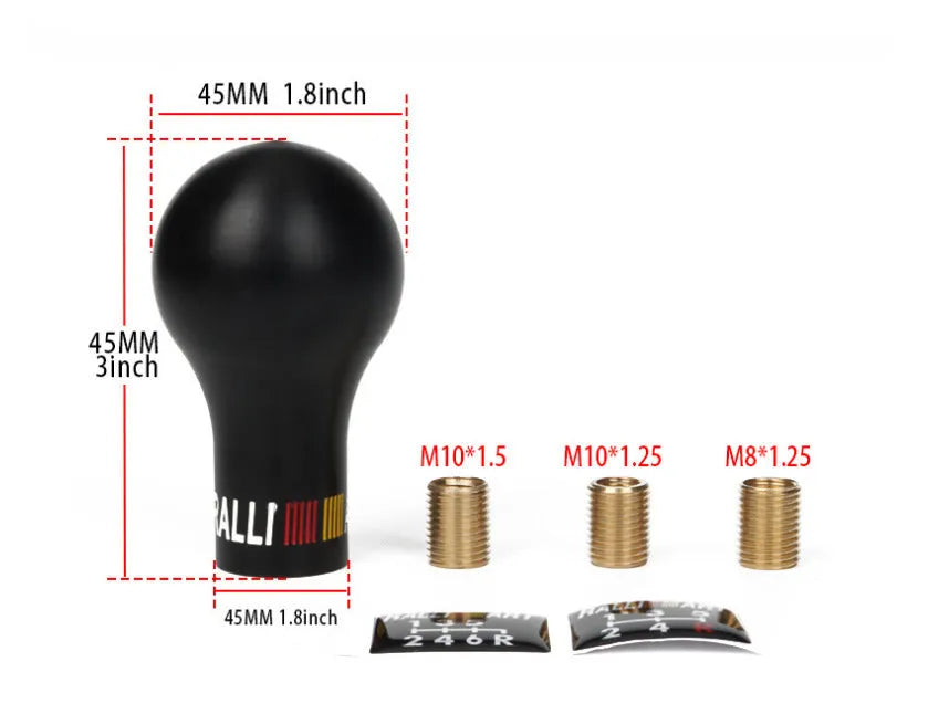 Manual gear shift knob with wave lever design for Mitsubishi cars in five colour options