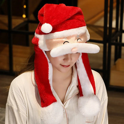 Movable Christmas Hat in various designs with noctilucent colors for festive seasons