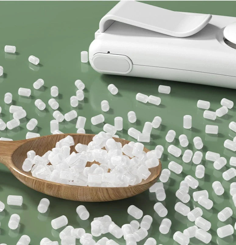 Mini portable mask fan with charging case for outdoor cooling