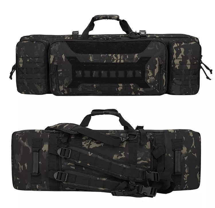 Outdoor CS Water Bullet 36 Inch Fishing Bag in black, mud, or black CP camouflage