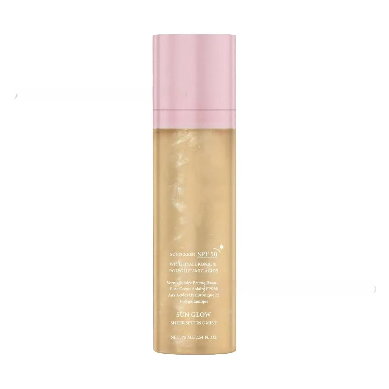 75ml hydrating face mist spray bottle with spray nozzle applicator for skin toner application