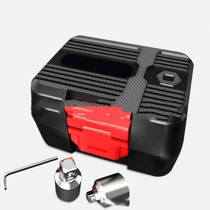 Digital torque meter with display screen and 1/2 inch square drive, metal body