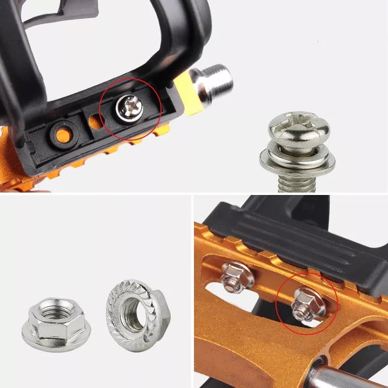 Fitness Spinning Pedal Foot Holder Rope with metal and plastic construction