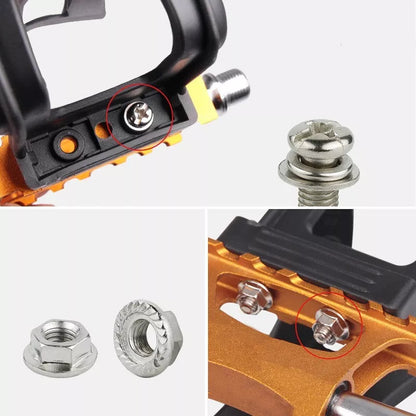 Fitness Spinning Pedal Foot Holder Rope with metal and plastic construction