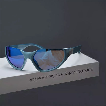Millennium Future Punk Sunglasses for men in various colors, featuring a simple European and American style with a futuristic edge.