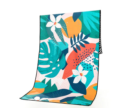 Superfine fibre beach towel in various colours, 175x75cm size, 280g lightweight for travel and outdoor sports