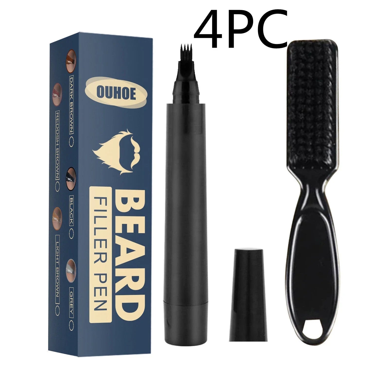 Premium beard pencil for flawless facial hair styling and filling in patchy, thin beards
