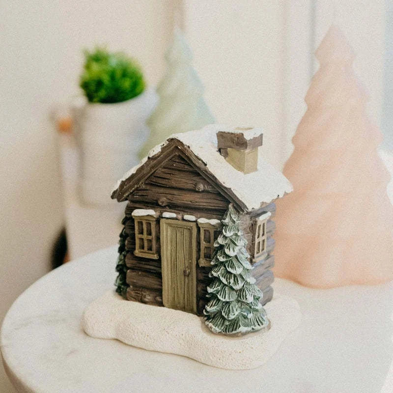 Rustic cabin-style incense burner for creating a cozy, inviting atmosphere in your home