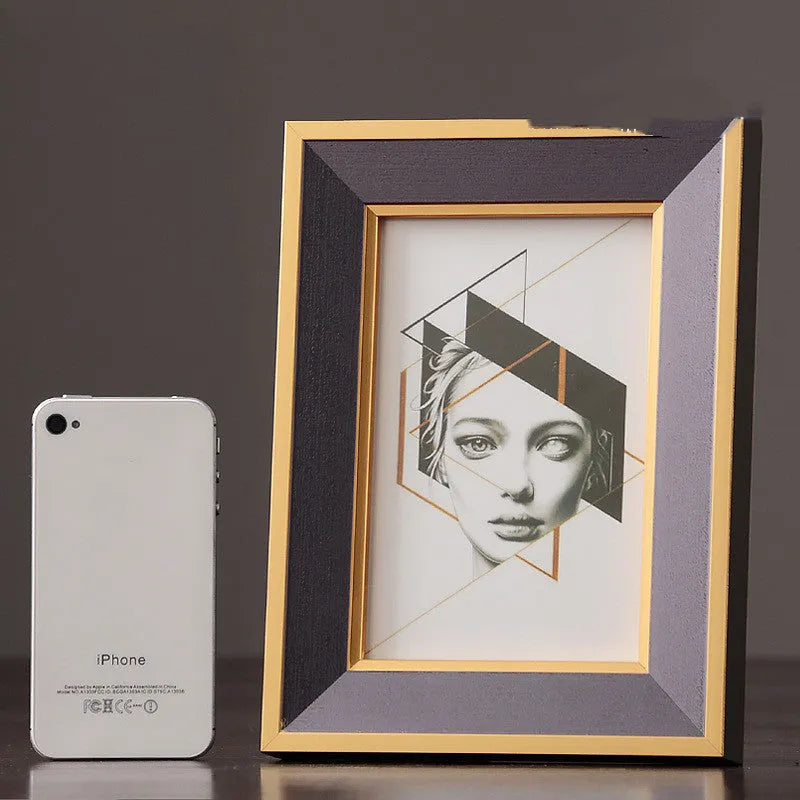 Solid wood photo frame desktop picture frame decoration in 6, 7 and 10 inch sizes