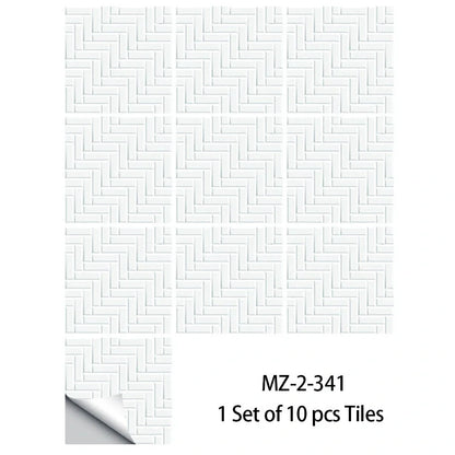 Removable wall stickers in 10x10cm and 15x15cm sizes with anti-fouling PVC material