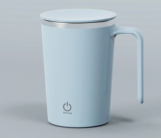 Automatic Stirring Coffee Mug with Hands-Free Mixing and Temperature Control